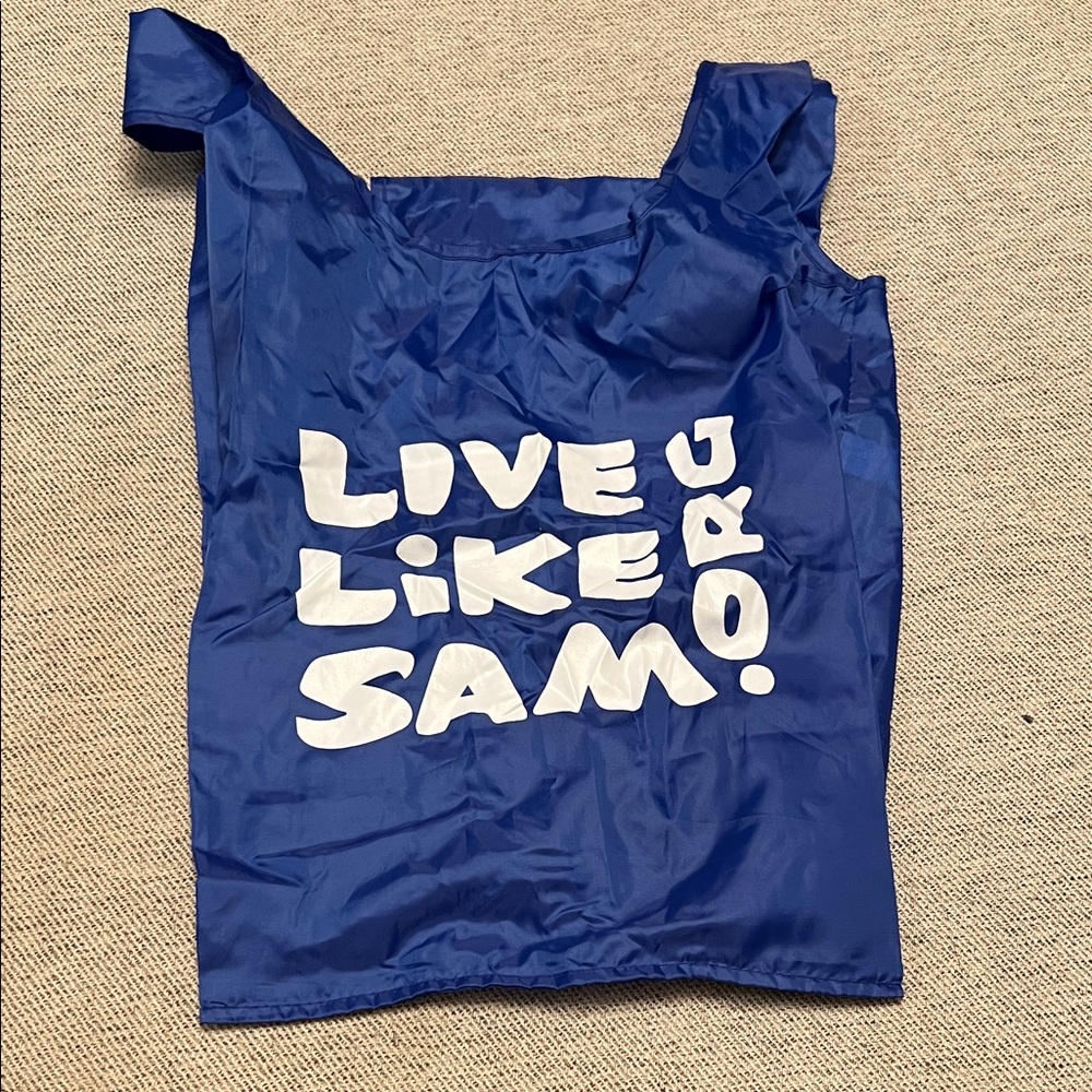 Live Like Sam Kids' Blue baggu